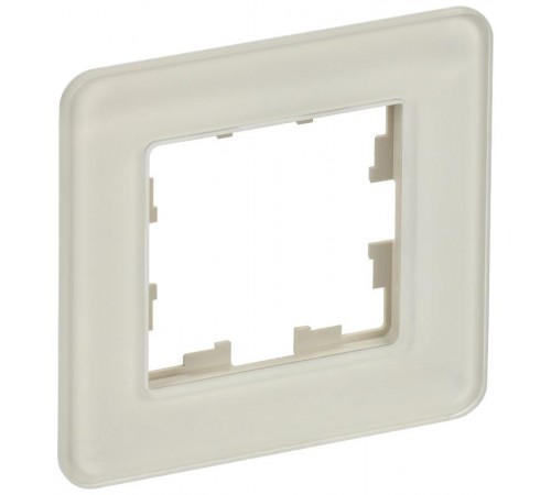 BRITE Рамка 1-ая РУ-1-2-Бр стекло песчаный RE  BR-M12-G-41-K98  IEK