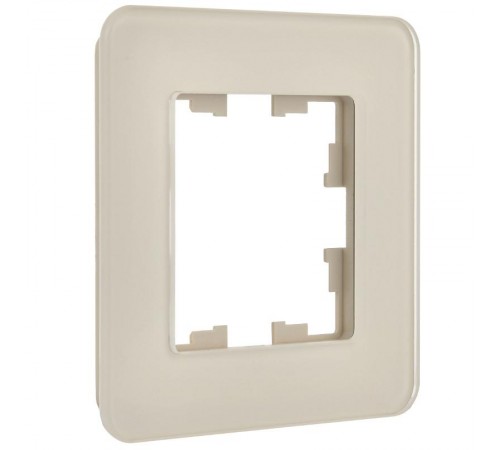 BRITE Рамка 1-ая РУ-1-2-Бр стекло песчаный RE  BR-M12-G-41-K98  IEK