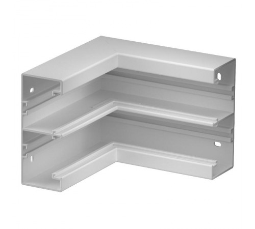 Внутренний угол кабельного канала Rapid 45-2 нерегулируемый 53x130 мм (ПВХ,серый) (GK-IS53130LGR)  6113242  OBO Bettermann