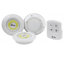 Фонарь светодиодный подсветка SB-511 пушлайт, 6Вт, COB, 3хAAA, белый, 3 шт/кор, ИК пульт  Б0052315  ЭРА