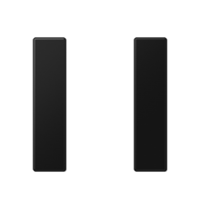 Набор накладок 1 группа для модулей F50; термопласт; черный матовый  A501TSASWM  Jung