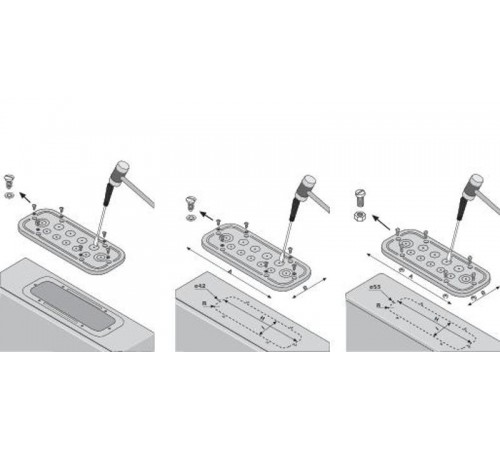 КАБ ВВОД CRN РАЗМ C  NSYTSACRNC  Schneider Electric