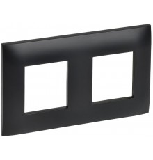 SKANDY Рамка 2-местная SK-F02Bl черный  SK-M22-K02  IEK
