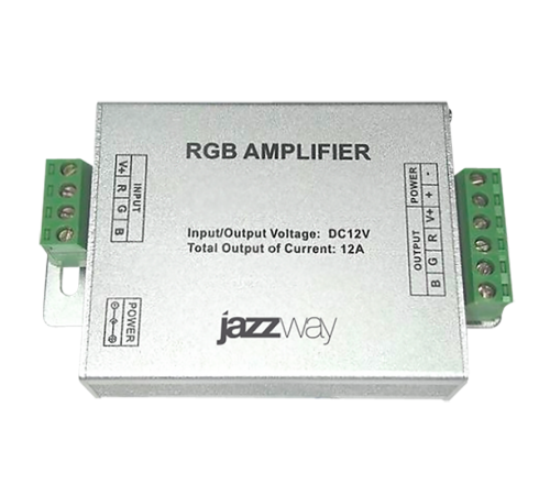 Усилитель для ленты светодиодной LED RGB 144Вт 12В 3x4А  1002150  Jazzway