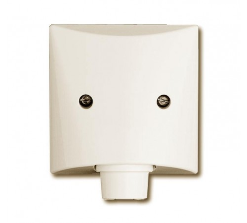 Плата центральная с суппортом, с выводом для кабеля (до 5 х 2.5 мм), IP44, серия Allwetter 44, цвет сл. кость  1710-0-2256   2CKA001710A2256  ABB