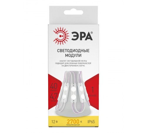 Модули светодиодные герметичные MZ2835-02-12V-2835-IP65-5 5 метров  Б0044170  ЭРА