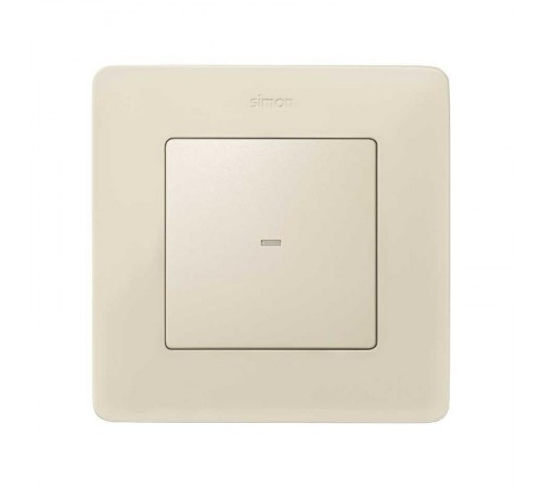 Simon 82 Клавиша для выключателя одноклавишного с подсветкой, S82, S82N, S82 Detail, слоновая кость  8200011-031  Simon