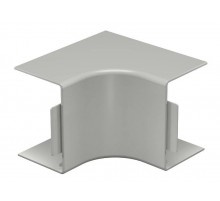 Крышка внутреннего угла кабельного канала WDK 60x90 мм (ПВХ,серый) (WDK HI60090GR)  6022219  OBO Bettermann
