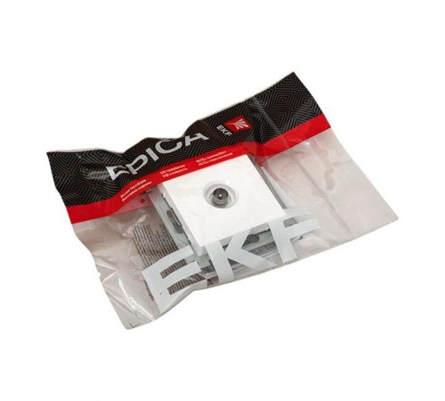 Механизм розетки TV, одиночная, белый Эпика EKF  UP1-SOW-TV-1  EKF