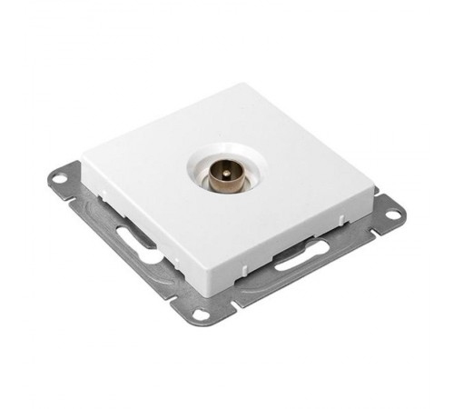 Механизм розетки TV, одиночная, белый Эпика EKF  UP1-SOW-TV-1  EKF