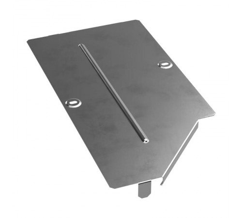 Крышка переходника левого Стандарт INOX (AISI 304) 400х300  PR16.4304  Промрукав