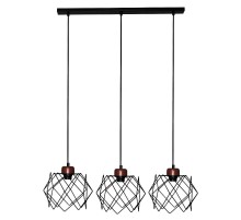 Светильник "Сигма" 231 черн.муар медь НСБ 01-3х60-161 Е27  1005404794  Элетех