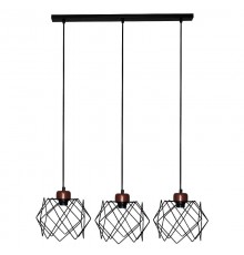 Светильник "Сигма" 231 черн.муар медь НСБ 01-3х60-161 Е27  1005404794  Элетех