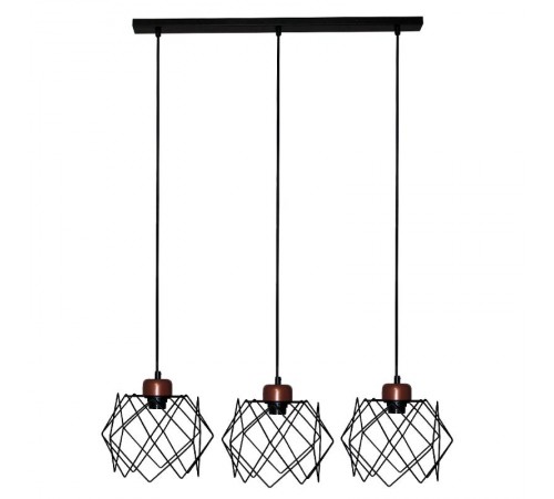 Светильник "Сигма" 231 черн.муар медь НСБ 01-3х60-161 Е27  1005404794  Элетех