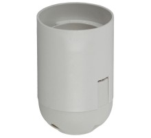 Патрон Е27 подвесной,пластик, белый (x50)  Б0043749  ЭРА