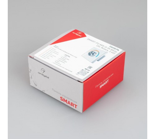 Панель SMART-P2-MIX-G-IN White (3V, Rotary, 2.4G) (Arlight, IP20 Пластик, 5 лет)  033754  Arlight