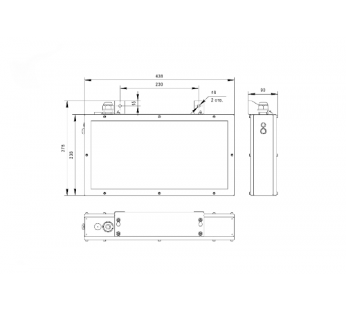 Световой указатель аварийного освещения BS-FLAGMAN-51-S1-INEXI3  a15667  Белый свет