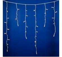 Бахрома с коннекторами светодиодная  с контроллером  ULD-B4806-175/TWK WARM WHITE IP67 , 3 м. 200 диодов, шнур белый, соед  UL-00005278  Uniel