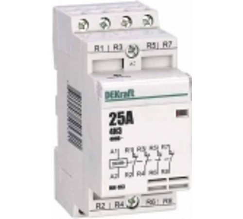 Контактор модульный 4НЗ 25А 230В МК-103  18070DEK  DEKraft