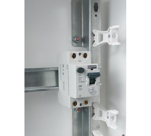 Выключатель дифференциальный (УЗО) ВД1-63 2Р 25А 300мА  MDV15-2-025-300  GENERICA