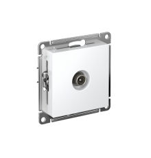 AtlasDesign Белый Розетка TV оконечная 1DB, механизм  ATN000191  SE