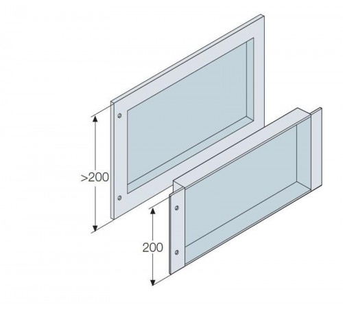 Панель глухая углубленная 300x600мм ВхШ  EH3064K  ABB