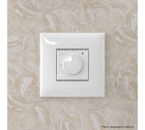 Термостат для теплых полов в стену, "Avanti", "Белое облако"  4400163  DKC