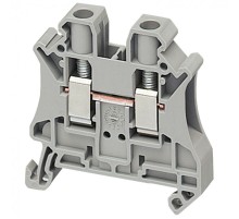 КЛЕММНИК ВИНТОВОЙ ПРОХОДНОЙ, СЕЧЕНИЕМ ПРОВОДА 6ММ2, 2 ТОЧКИ ПОДКЛЮЧЕНИЯ, С  NSYTRV62  Schneider Electric