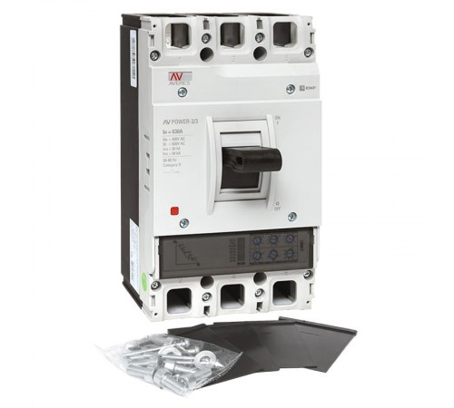 Выключатель автоматический AV POWER-3/3 630А 50kA ETU2.0  mccb-33-630-2.0-av  EKF