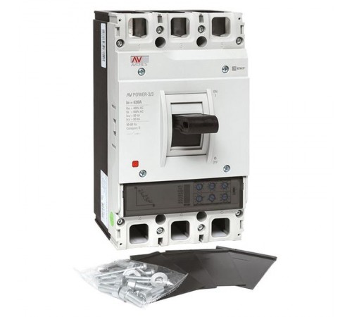 Выключатель автоматический AV POWER-3/3 630А 50kA ETU2.0  mccb-33-630-2.0-av  EKF