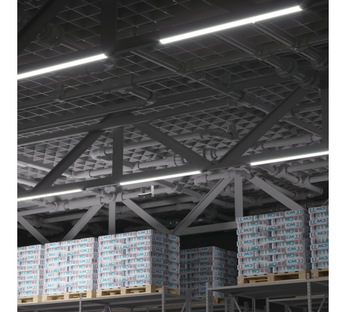 Светильник светодиодный линейный матовый IP40 1492*75*25мм 50W 4500lm 4000K WLF-2 сталь 1/20  844426250  Gauss