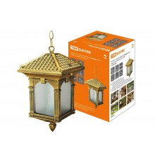 Светильник садово-парковый НСУ Самурай 60Вт ЛН/КЛЛ/LED Е27 IP54 подвес, шагрень/бронза  SQ0330-0080  TDM