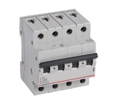 Выключатель автоматический четырехполюсный RX3 4500 40А C 4,5кА  419745  Legrand