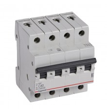Выключатель автоматический четырехполюсный RX3 4500 40А C 4,5кА  419745  Legrand