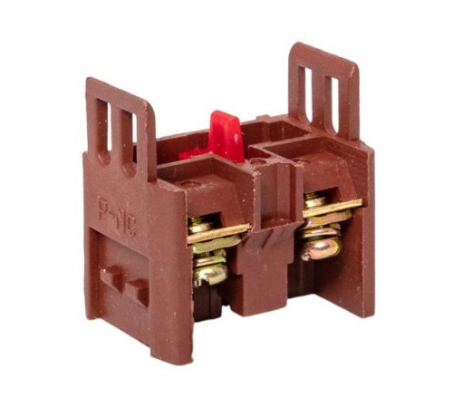 Дополнительный контакт для светосигнальной арматуры NC бордовый EKF PROxima  pbn-01-r  EKF