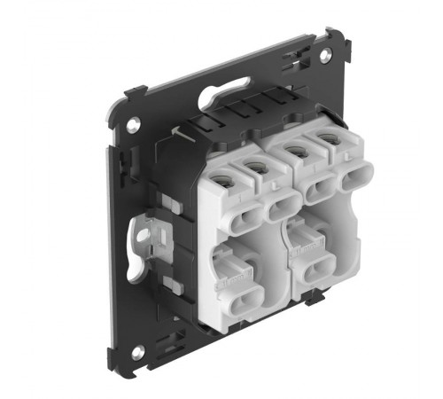 Выключатель двухклавишный в стену, "Avanti", "Белое облако"  4400104  DKC