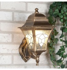 Светильник садово-парковый Altair черное золото настенный  a024999  Elektrostandard