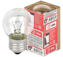 Лампа накаливания ЛОН ДШ 40-230-Е27 (P45) шар 40Вт 230В Е27 в гофре  Б0039133  ЭРА