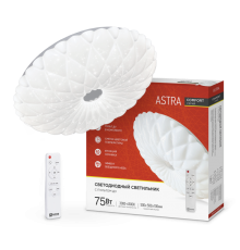 Светильник светодиодный COMFORT ASTRA 75Вт 230В 3000-6500K 6000Лм 500x100мм с пультом ДУ  4690612034768  IN HOME