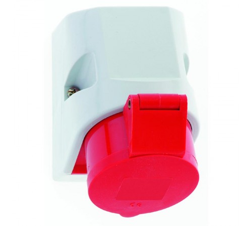 Розетка настенная 16А 5р(3P+N+РE) 400в IP44 100х75 180 гр. QC I 11906-Bals I Bals