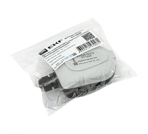 Датчик температуры наружного воздуха (быстродействующий)  RTD20-OUT2-PT1000  EKF