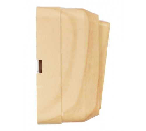 ОКТАВА сосна Выключатель 2-клавишный с индикацией 10А ВС20-2-1-ОС EVO21-K03-10-DC  GENERICA