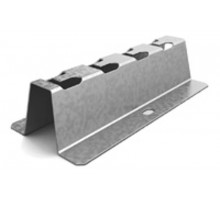 Напольно-настенный держатель 400 мм, толщ. 1,5 мм, гор. цинк, 353441  ННД-400-1,5-ГЦ   Ostec