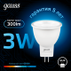 Лампа светодиодная MR11 3W 300lm 6500K GU4 LED 1/10/100  132517303  Gauss