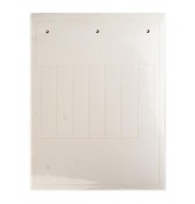 Табличка эластичная. Клейкое основание. Винил. Белый  TAF1567AW  DKC