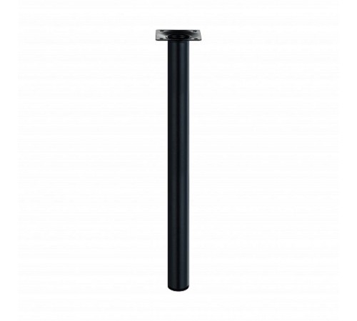 Ножка металл.круглая, нерегулир, D30х400мм, черная - накл.   151257  Tech-KREP