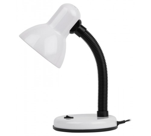 Светильник настольный на основании N-120 40Вт ЛН/КЛЛ Е27 белый  C0041452  ЭРА