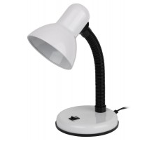 Светильник настольный на основании N-120 40Вт ЛН/КЛЛ Е27 белый  C0041452  ЭРА