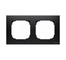 Рамка 2-постовая, серия SKY, цвет чёрный бархат2CLA857200A1501 ABB