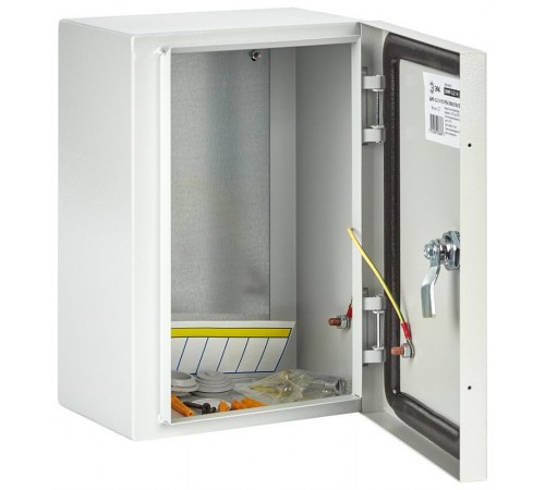  Щит с монтажной панелью металлический ЩМП-3.2.1-0 У2 IP54 (300х210х150)  Б0049108  ЭРА